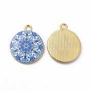 Подвески из сплава с принтом PALLOY-D581-03F