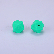 Шестиугольные силиконовые фокусные бусины SI-JX0020A-30
