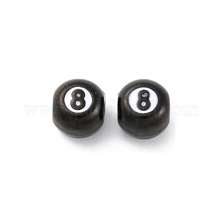 8 шарик из нержавеющей стали 304 с эмалированными бусинами STAS-B085-20G-1