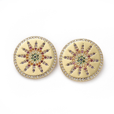 Латунные подвески из микро-паве KK-I658-47G-1