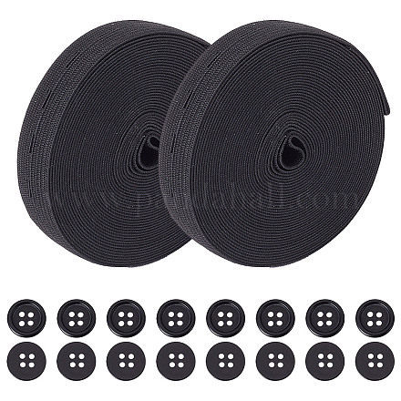 20 шт. плоские круглые пуговицы из окрашенной смолы DIY-GF0006-55A-1