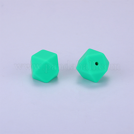 Шестиугольные силиконовые фокусные бусины SI-JX0020A-30-1