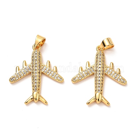5 шт. Латунные подвески с микропаве KK-SZ0005-80-1