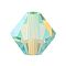Preciosa® Crystal Beads, Czech Crystal, Bicone(451 69 302 Rondelle), 50000 20000 Chrysolite AB 2x, 6mm, Hole: 1mm