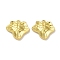 304 Stainless Steel Pendants, Leaf Charm, Real 18K Gold Plated, 15x16x2mm, Hole: 1.2mm