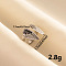Vintage 304 Stainless Steel Enamel Cuff Ring, Wing Wide Band Open Ring for Women, Stainless Steel Color