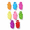 Autumn Theme Opaque Acrylic Pendants, Grape, Mixed Color, 20x11x7mm, Hole: 3mm, about 1050pcs/500g