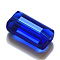 K9 Glass, Imitation Austrian Crystal Beads, Grade AAA, Faceted, Rectangle, Blue, 4.55x8x3mm, Hole: 0.7~0.9mm