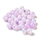 Opaque Acrylic Beads, Gradient Colorful, Round , Plum, 6mm, Hole: 1.8mm, about 5000pcs/500g
