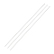 Steel Beading Needles with Hook for Bead Spinner, Curved Needles for Beading Jewelry, Stainless Steel Color, 17.8x0.03cm