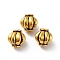 Tibetan Style Alloy Beads, Cadmium Free & Lead Free, Lantern, Antique Golden, 8x8x7.5mm, Hole: 1.5mm, about 1000pcs/1000g