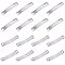 PandaHall Elite 20pcs Curved Rectangle 304 Stainless Steel Blank Tag Link Connectors for Jewelry Making, Stainless Steel Color