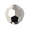 Preciosa® Crystal Beads, Czech Crystal, 451 19 602 Round, 23980 20700 Light Hematite 2x, 6mm, Hole: 1.2mm