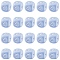 20Pcs Blue Cube Letter Silicone Beads 12x12x12mm Square Dice Alphabet Beads with 2mm Hole Spacer Loose Letter Beads for Bracelet Necklace Jewelry Making, Letter.C, 12mm, Hole: 2mm