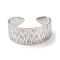 Non-Tarnish 304 Stainless Steel Bangles, Wide Cuff Bangles, Jewelry for Women, Stainless Steel Color, Inner Diameter: 2-3/8 inch(5.9cm)