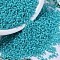 MIYUKI Delica Beads, Cylinder, Japanese Seed Beads, 11/0, (DB0658) Dyed Opaque Turquoise Green, 1.3x1.6mm, Hole: 0.8mm, about 20000pcs/bag, 100g/bag
