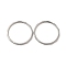 Non-Tarnish 304 Stainless Steel Finger Ring, Stainless Steel Color, 1.2mm, US Size 9(18.9mm)