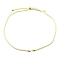 Nylon Cords Necklace Making, with Golden Brass Findings, Long-Lasting Plated, Light Goldenrod Yellow, 22~22.8 inch(56~58cm), Hole: 1.7mm