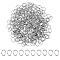 1000Pcs 304 Stainless Steel Jump Rings, Open Jump Rings, Oval, Stainless Steel Color, 6x4.5x0.7mm, 21 Gauge, Inner Diameter: 4.5x3mm