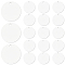1 Box 25Pcs Round Engraving Blanks Silver Blank Tags 1.6 Inch Metal Aluminum Flat Circle Disc Connector Links Charm Engraved Stamping Tag for Jewelry Making Necklace Charms DIY Craft Findings