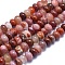 Natural Red Agate Beads Strands, Rondelle, 11~12x7~10mm, Hole: 1.2mm, about 49~51pcs/strand, 15.35 inch~15.55 inch(39~39.5cm