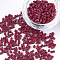 Baking Paint Glass Beads, Cube, Brown, 2~6x2x2mm, Hole: 0.8mm, about 30000pcs/bag