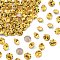 Preciosa® MAXIMA Crystal Round Stones, Czech Crystal, Dura Foiling, Round(431 11 615 Chaton), 10020 Light Topaz, SS10/PP21(2.7~2.9mm)