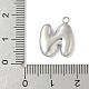 Подвески с инициалами из нержавеющей стали 304 STAS-S186-12N-P-3