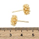 Латунь серьги EJEW-Q014-34G-3