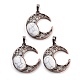 Природные и синтетические Gemstone подвески G-L602-01R-2