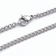 Не тускнеющие цепи из нержавеющей стали 304 NJEW-L173-006-P-1