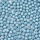 Непрозрачные цвета стеклянные бусины SEED-S040-01A-08-3