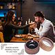 Деревянные коробки для помолвочных колец из орехового дерева CON-WH0072-88-6