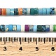 Окрашенные синтетические бирюзовые бусы нити G-Z089-A04-R-6