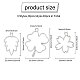Подвески из сплава 30шт 3 стиля FIND-CA0008-79-2