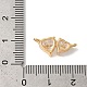 Латунные микропаве прозрачные кубические циркониевые подвески KK-M294-24G-3