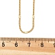 Латунь цепи ожерелья MAK-L009-12G-4