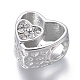 Европейские бусины из нержавеющей стали 304 STAS-O097-127B-1