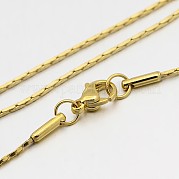 Цепочки-колье из нержавеющей стали 304 STAS-O053-15G