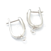 Латунные серьги-кольца с застежкой сзади KK-H754-01P