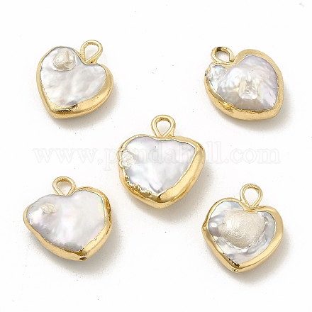 Барочные подвески из натурального жемчуга кеши PEAR-P004-25KCG-1