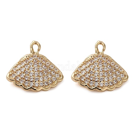 Латунные микро проложить кубического циркония подвески KK-D061-04G-1