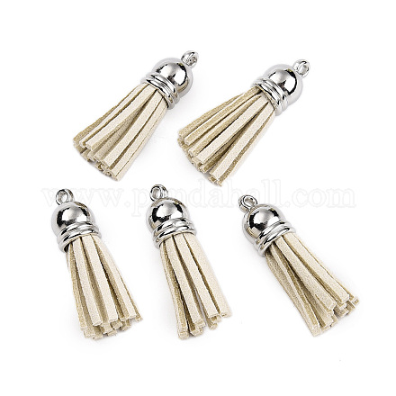 Искусственные замши кисточкой подвесные украшения FIND-T002-A16-1