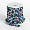 Ethnic Cord Polyester Cords, Colorful, 7x5mm, 10yards/roll