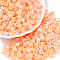 Glass Seed Beads, Ceylon, Round Hole, Cylinder, PeachPuff, 4x5.5mm, Hole: 1.8mm, about 2500pcs/pound
