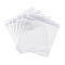 PVC Anti Oxidation Zip Lock Bags, Transparent Antitarnish Jewelry Packing Storage Pouch, Rectangle, Clear, 10.8x10.5x0.03cm, Unilateral thickness: 4.9 Mil(0.125mm)
