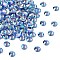 Preciosa® MAXIMA Crystal No Hotfix Flatback Stones, Czech Crystal, Dura Foiling, Round(438 11 615 Chaton Rose), 20320 200 Blue Violet AB, SS12(3~3.2mm)