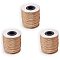 JEWELEADER 3 Rolls 980 Feet Natural Jute Twine 2 Ply Arts and Crafts Cord 1mm Hemp Packing String Rope for Wedding Invitations Christmas Bottle Decoration Gardening Bundling Applications Burly Wood