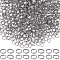 1000Pcs 304 Stainless Steel Split Rings, Double Loops Jump Rings, Stainless Steel Color, 24 Gauge, 5x1mm, Inner Diameter: 3.8mm, Single Wire: 0.5mm