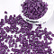 Baking Paint Glass Beads, Cube, Purple, 3~6x2~2.5x2~2.5mm, Hole: 1mm, about 15000pcs/bag